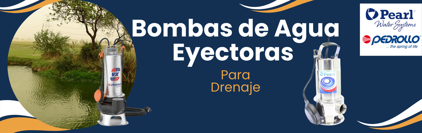Bombas de Agua Eyectoras para Drenaje