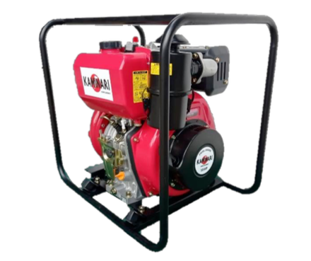 Motobomba de Alta Presión Diesel de 3" x 3" y 10 Hp, Kaminari