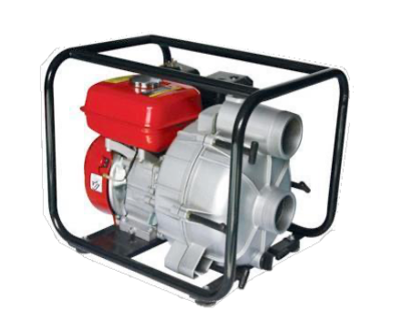 Motobomba para Aguas Negras a Gasolina de 3" x 3" y 6.5 Hp, Kaminari