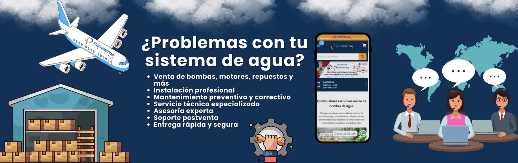 ¿Problemas con tu sistema de agua? Pump Stop Online tiene la solución completa