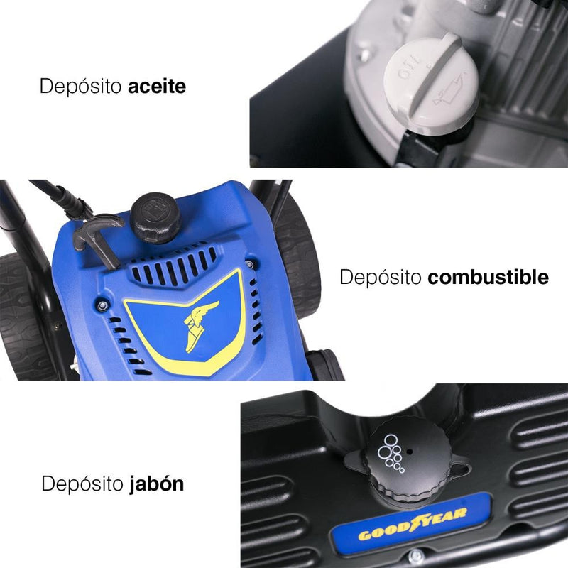 Hidrolavadora a Gasolina de 4.8 Hp, Goodyear