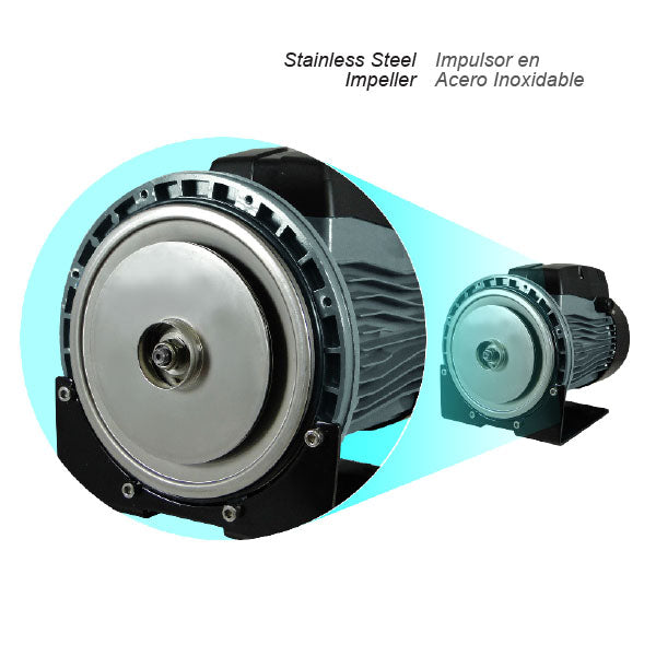 Bomba de Agua Centrífuga en Acero Inoxidable Serie CSPL de 1.0 a 3.0 Hp, Pearl