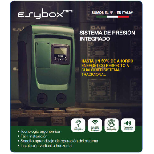 Bomba de Agua de Presión Constante Electrónica Esybox Mini 3 de 1 Hp, DAB